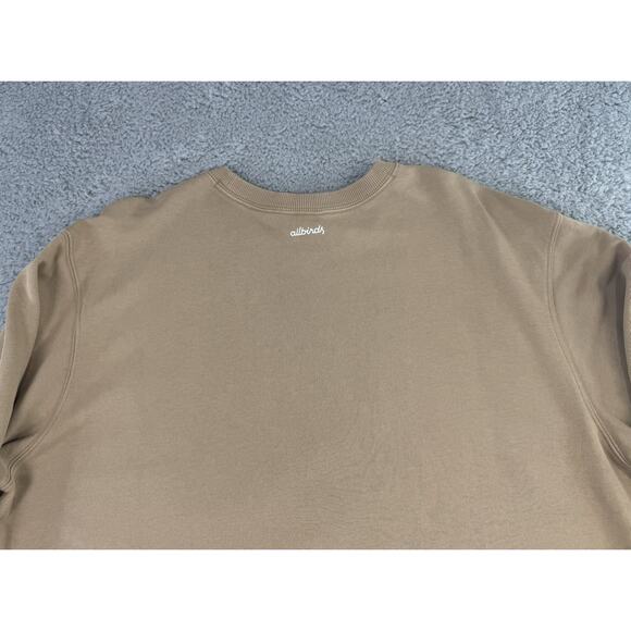 Allbirds Sweatshirt Mens Size XXL Crewneck Performance Stretch Hemp Tencel Beige - Picture 6 of 16